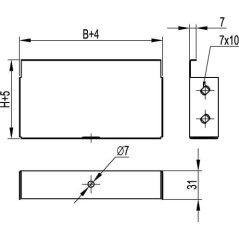 VIVA каркас 6 мод In-liner Front серый