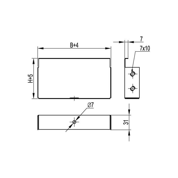 VIVA каркас 6 мод In-liner Front серый