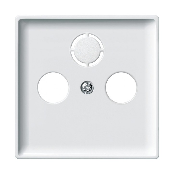 Sys D Накладка для розетки телевизионной TV/FM белая