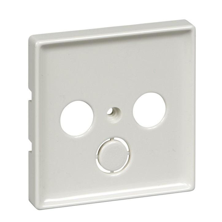 Sys D Накладка для розетки телевизионной TV/FM белая