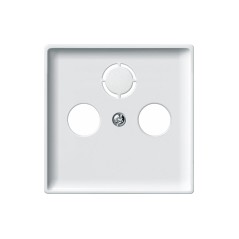 Sys D Накладка для розетки телевизионной TV/FM белая