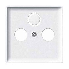Sys D Накладка для розетки телевизионной TV/FM белая