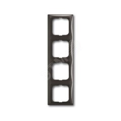 BASIC 55 Рамка 4 поста chateau-black