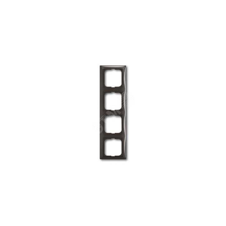 BASIC 55 Рамка 4 поста chateau-black