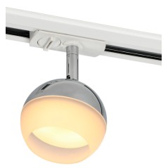 LIGHTING Светильник 4118 декоративный трековый поворотный под лампу GX53 хром IEK