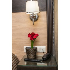 GLOSSA Рамка горизонтальная 4 поста белая