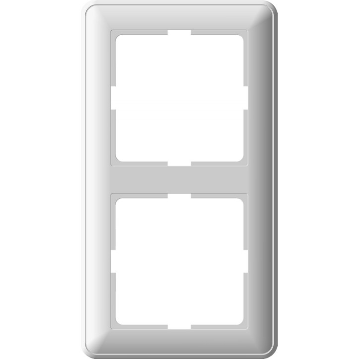 W59 Рамка 2 поста белая