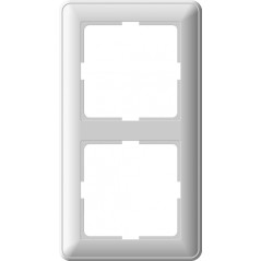 W59 Рамка 2 поста белая