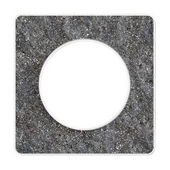 ODACE Рамка 1 пост черный фосфор
