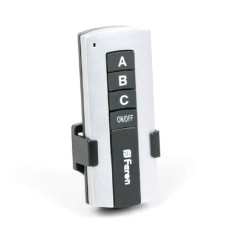 Выключатель для светильников 230V 1000W 3-х канальный 30м с пультом управления, черное серебро