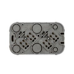 Quteo розетка двойная без заземления без шторок -16 A-250 В IP 20 - Белый