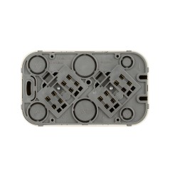 Quteo розетка двойная с заземлением без шторок - 16 A - 250 В IP 20 - Белый