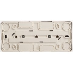 ЭТЮД Розетка тройная открытой установки без заземления без шторок 16А 250B,сосна