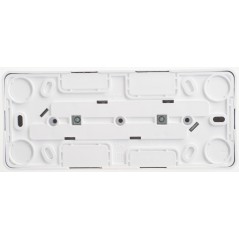 ЭТЮД Розетка тройная открытой установки без заземления без шторок 16А 250B, белый