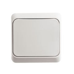 ЭТЮД Выключатель одноклавишный наружный белый сх.1
