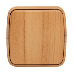 Выключатель одноклавишный ОП Минск 10А светлое дерево