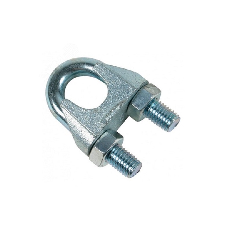 Зажим для троса DIN 741 8мм стальной покрытие цинк