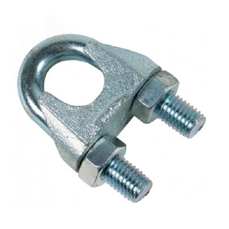 Зажим для троса DIN 741 8мм стальной покрытие цинк