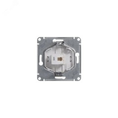 GLOSSA Розетка телефонная RJ11 в рамку белая