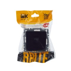 BRITE Розетка компьютерная RJ45 кат.5E РК10-БрЧ черный