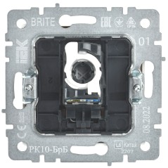 BRITE Розетка компьютерная RJ45 кат.5E РК10-БрБ белый