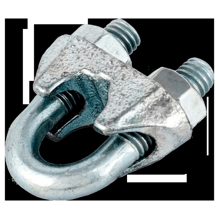 Зажим для троса DIN 741 26мм Зажим для троса DIN 741 26мм