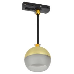 LIGHTING Светильник 4119 декоративный трековый подвесной под лампу GX53 золото IEK