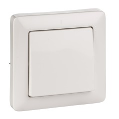 ХИТ Выключатель одноклавишный скрытый 250В 6А белый