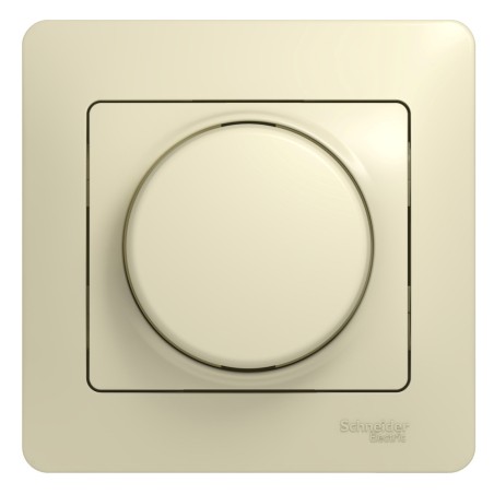 GLOSSA Диммер поворотный в сборе 300Вт бежевый