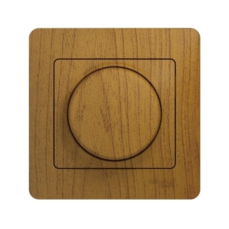 GLOSSA Диммер поворотный 300Вт дуб в сборе