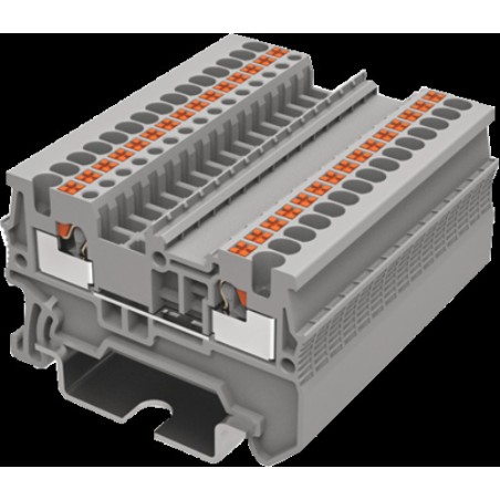 Клемма TP 1-1 проходная Push-in, сечение 1,5 мм. кв., серая