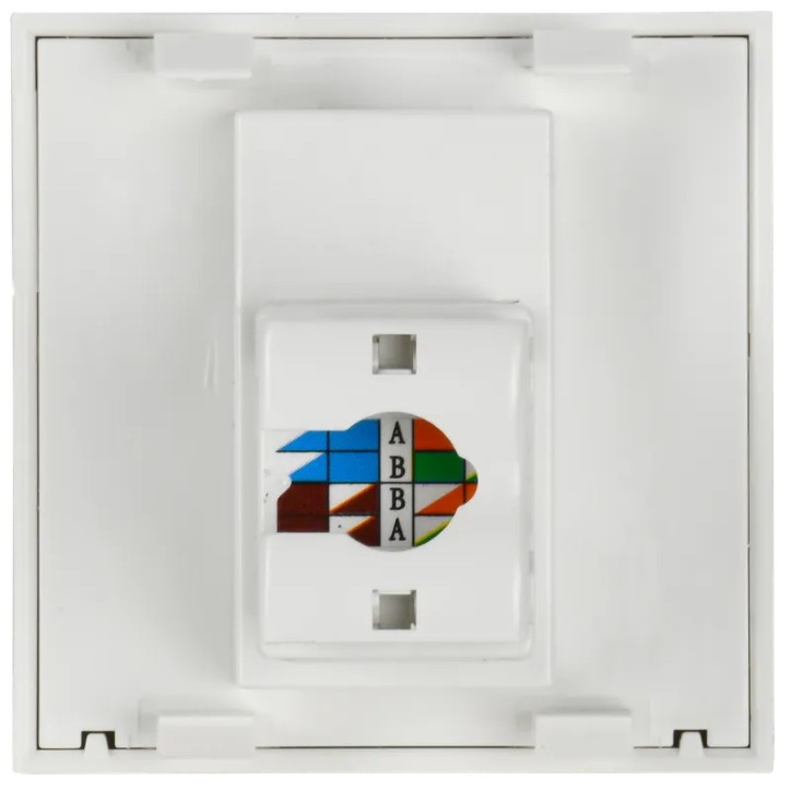 Розетка компьютерная RJ45 UTP категория 5e 2 модуля Розетка компьютерная RJ45 UTP категория 5e 2 модуля