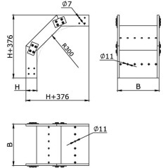 Розетка 'Красный квадрат', 2P+E, с з/ш, Avanti, 2 мод.