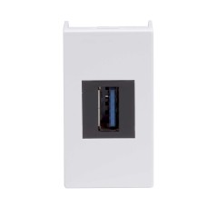 Розетка USB 3.0 Viva белая 1 модуль
