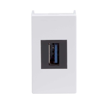 Розетка USB 3.0 Viva белая 1 модуль