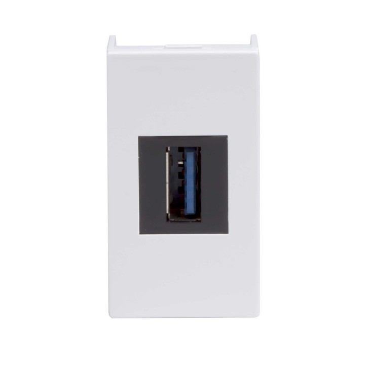 Розетка USB 3.0 Viva белая 1 модуль