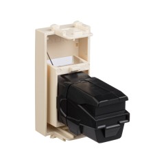Avanti HDMI розетка ''Ванильная дымка'' модульная, тип А-А, 1 модульная