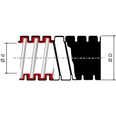 Avanti Инвертор одноклавишный модульный Белое облако 2 модуля (Переключатель сх.7)
