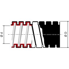 Выключатель двухполюсный 'Белое облако', Avanti, 16A, 2 мод.