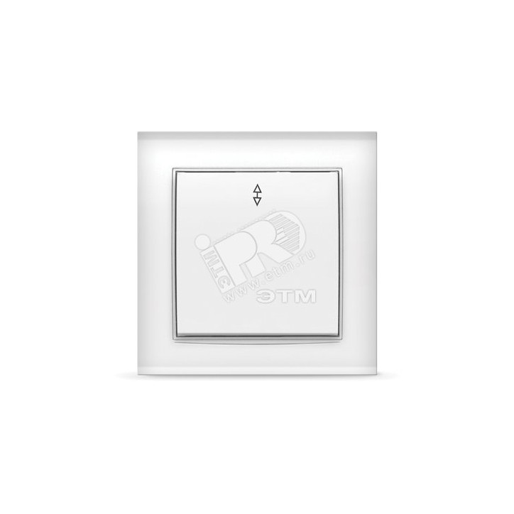 Выключатель Бриллиант одноклавишный проходной белый Выключатель Бриллиант одноклавишный проходной белый