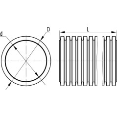 Соединитель внешний GTO LI 80 цинк-ламельный (аналог горячеоцикованный)
