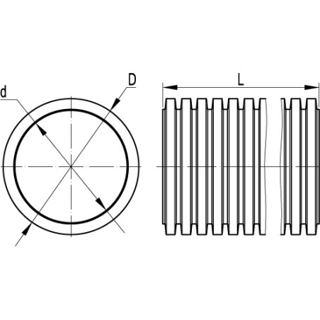 Соединитель внешний GTO LI 80 цинк-ламельный (аналог горячеоцикованный)