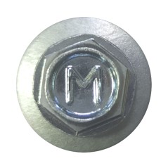 Саморез кровельный 5.5х19 по металлу сверло №3 шайба d-14мм с EPDM прокладкой оцинкованный