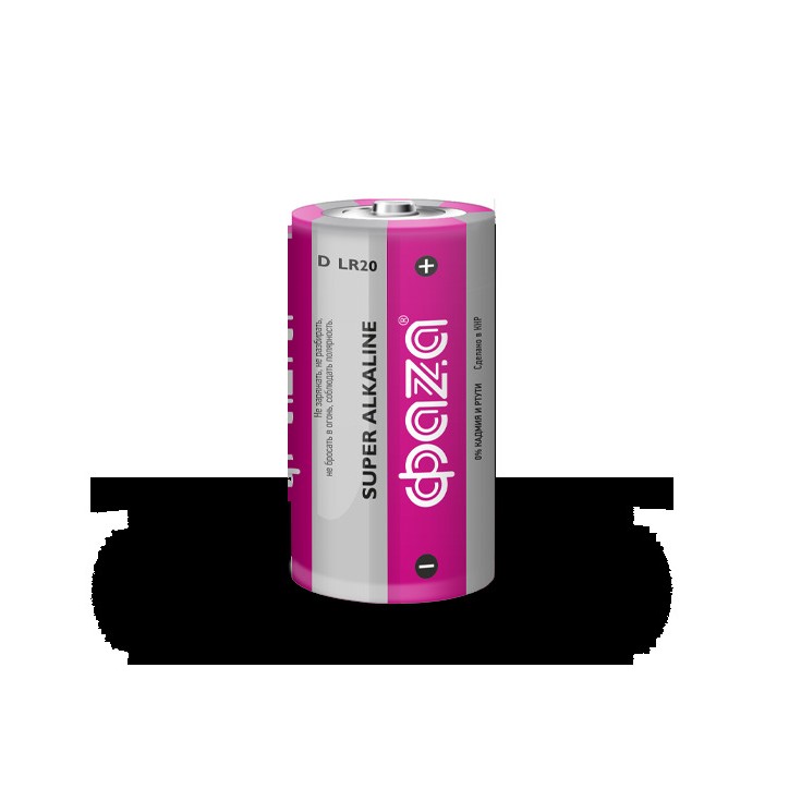 Элемент питания LR20 Super Alkaline, блистер, 2шт.