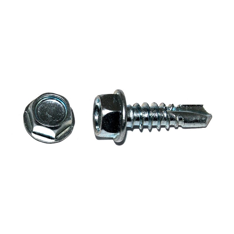 Саморез кровельный 4.8х19 по металлу сверло №2 безшайбы оцинкованный