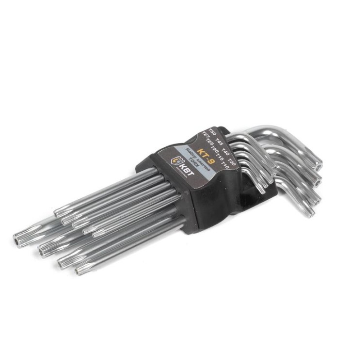 Набор ключей TORX КТ-9 (Т10-Т50) серия KBT-PROFESSIONAL Набор ключей TORX КТ-9 (Т10-Т50) серия KBT-PROFESSIONAL