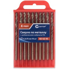 Сверло по металлу Cutop Profi с кобальтом 5%, 4.2X75 мм (10 шт)