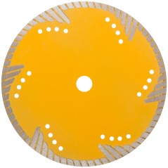 Диск отрезной алмазный, сегментный с защитными секторами Profi Plus, 230X3.0X8.3X22.2 мм