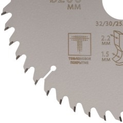 Диск пильный по дереву с тефлоновым покрытием 48Т, Profi plus, 200x1,5/2,2x32/30/25,4/20 мм