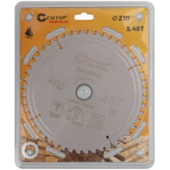 Диск пильный по дереву с тефлоновым покрытием 48Т, Profi plus, 230x1,6/2,4x32/30/25,4/20 мм